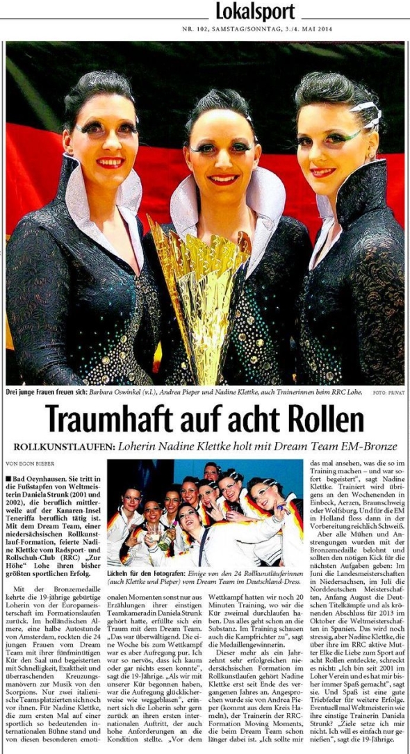 Neue Westfälische 03.05.2014