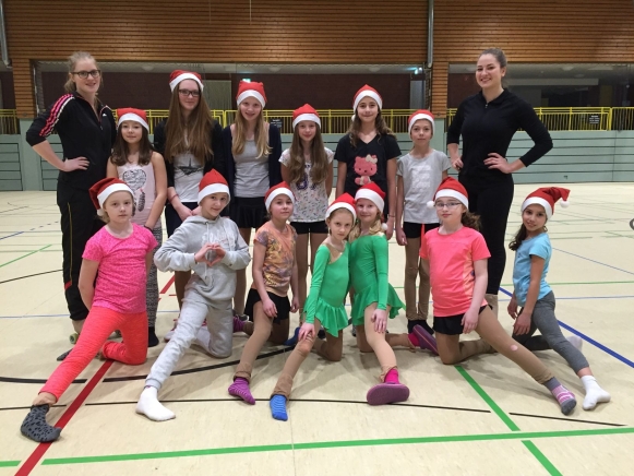 Abschlusstraing Rollschuhm&auml;dchen 2  17.12.15