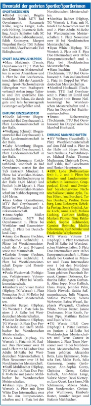 Viel Glanz und gute Laune in der Wandelhalle