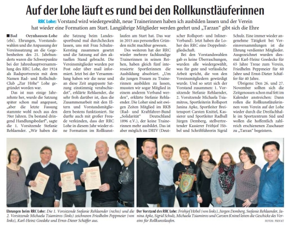 Auf der Lohe l&auml;uf es rund bei den Rollkunstl&auml;ufern