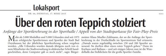 Viel Glanz und gute Laune in der Wandelhalle 2