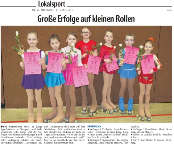 Große Erfolge auf kleinen Rollen